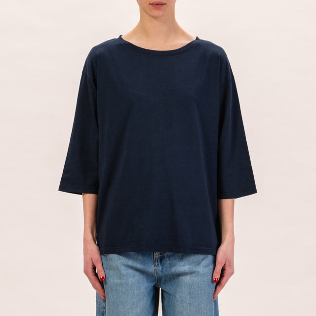 Zeroassoluto-T-shirt manica 3/4 - blu