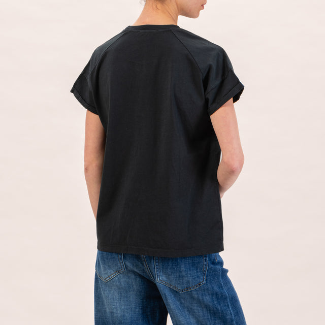 Zeroassoluto-Regular fit T-shirt - black