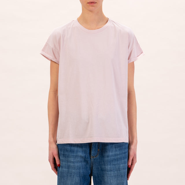 Zeroassoluto-Regular fit T-shirt - pink