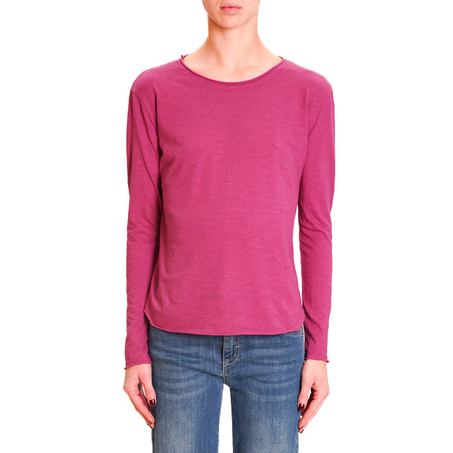 Zeroassoluto-Crewneck T-shirt - mauve