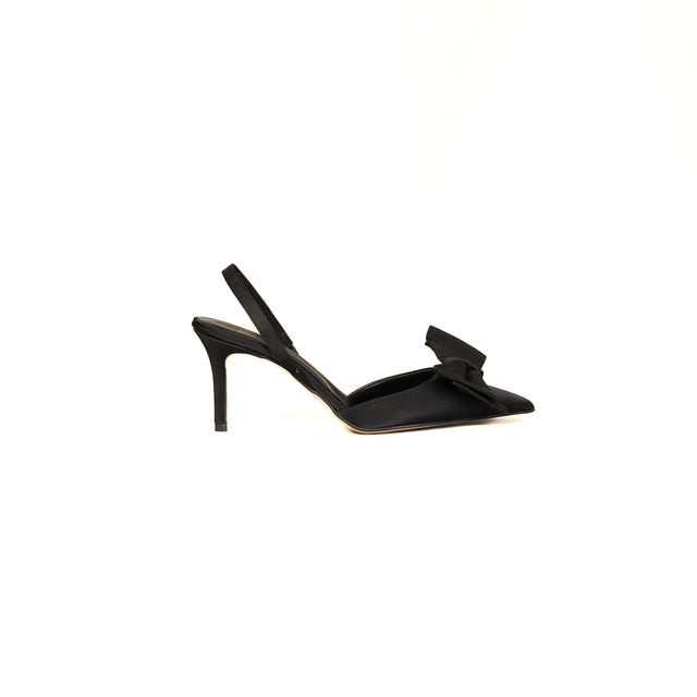 Divine follie-Slingback a punta con fiocco - nero