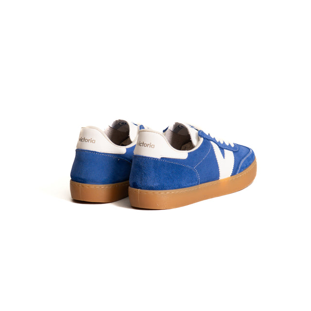 Victoria-Sneakers scamosciata - royal/bianco