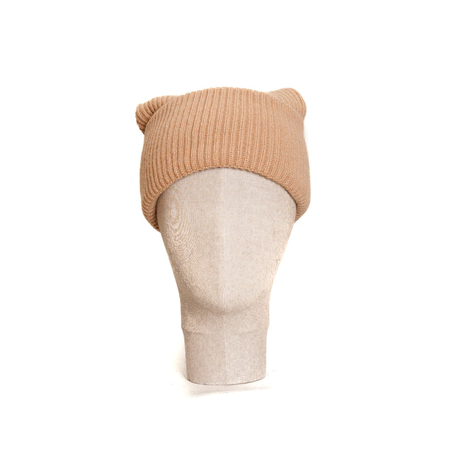 Alley-Cashmere Blend Hat - Camel