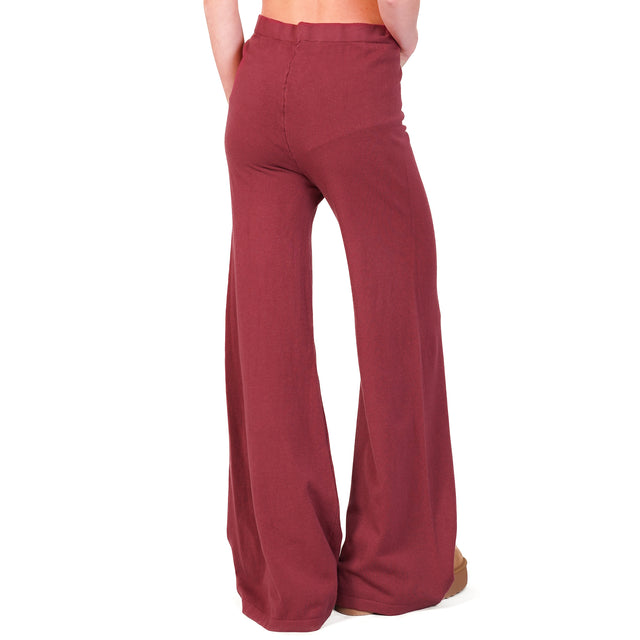 Haveone-Completo maglia e pantalone - Bordeaux