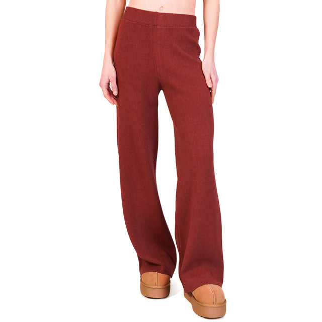 Haveone-Completo maglia e pantalone - Bordeaux