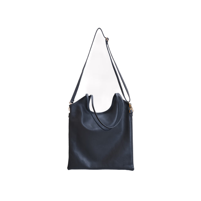 W by Whitemood-Borsa shopper in pelle - blu