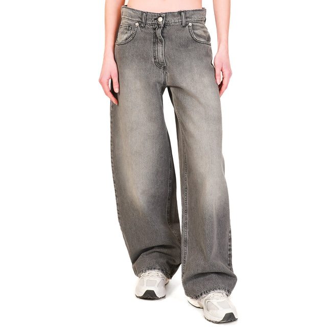 Haveone-Jeans BELLA wide leg - denim grigio