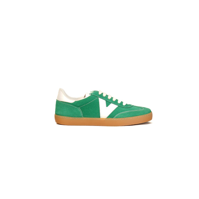 Victoria-Sneakers scamosciata - verde/bianco