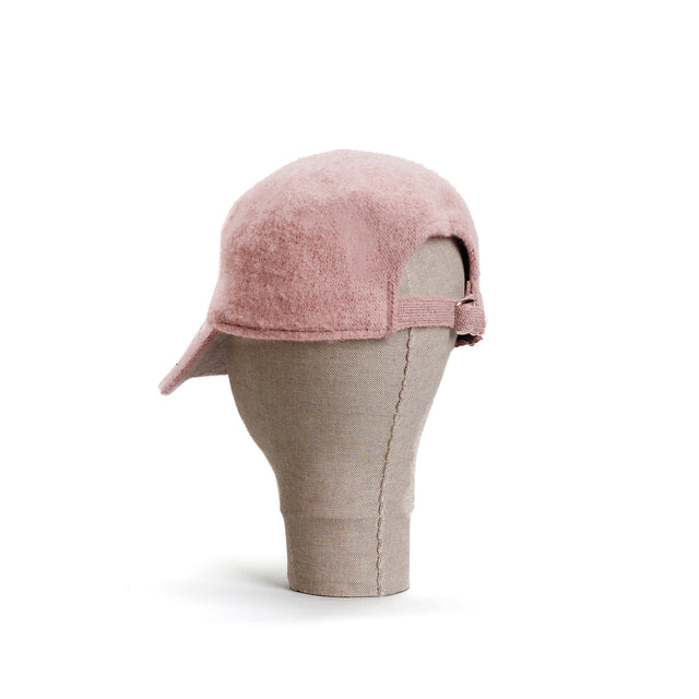 Zeroassoluto-Cappello con visiera 100% lana - rosa