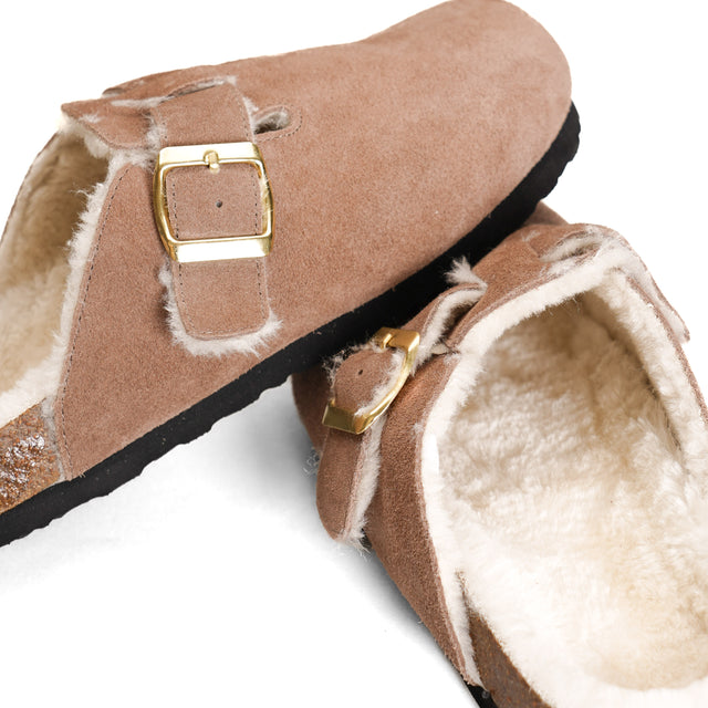 Ovye'-Sabot suede - taupe