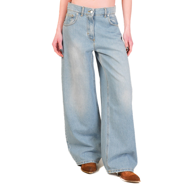 Haveone-Jeans BELLA wide leg - denim chiaro