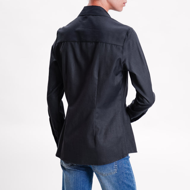 Dixie-Camicia slim fit - nero