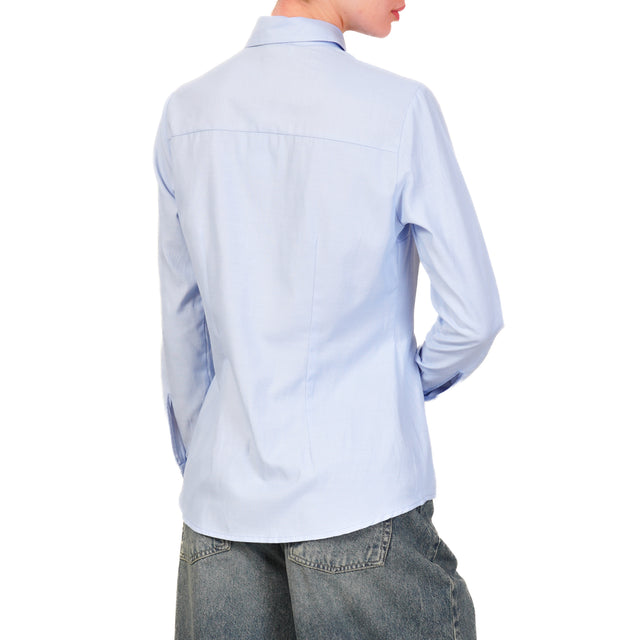 Dixie-Camicia oxford slim fit - celeste