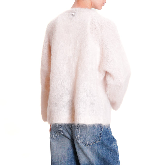 Dixie-Cardigan mohair - butter