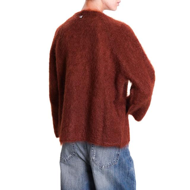 Dixie-Cardigan mohair - caffe'