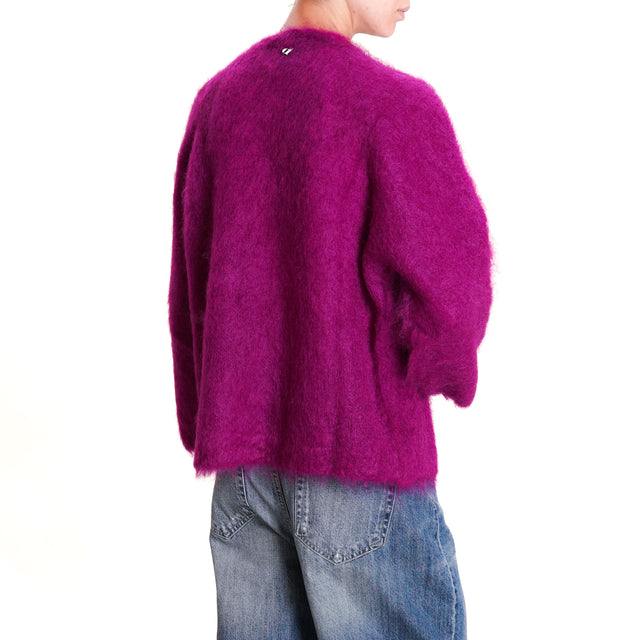 Dixie-Cardigan mohair - hydrangea