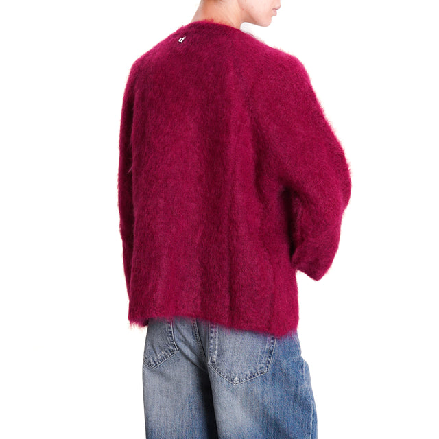 Dixie-Cardigan mohair - vino