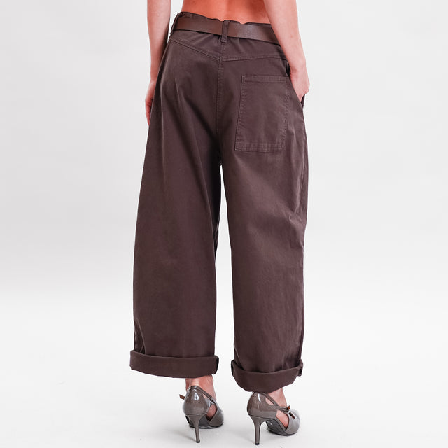 Dixie-Pantalone egg fit con cintura - caffe'