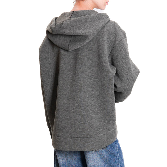 Dixie Neoprene Hoodie - Charcoal