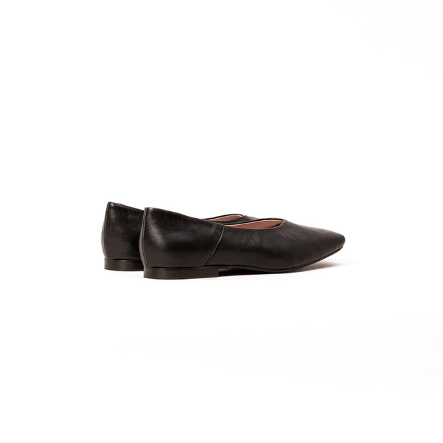 Divine follie-Ballerina in pelle - nero