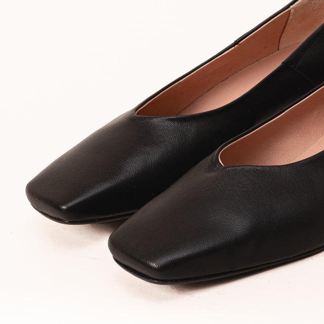 Divine follie-Ballerina in pelle - nero