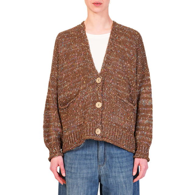 Haveone-Cardigan multicolor - moro