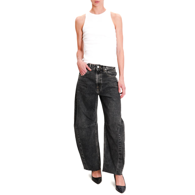 Haveone-Jeans WENDY baloon fit - denim nero