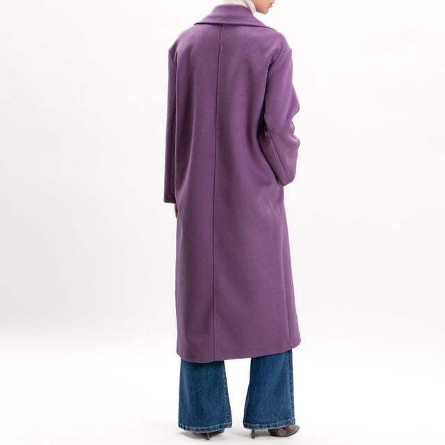 Imperial-Cappotto doppiopetto - malva