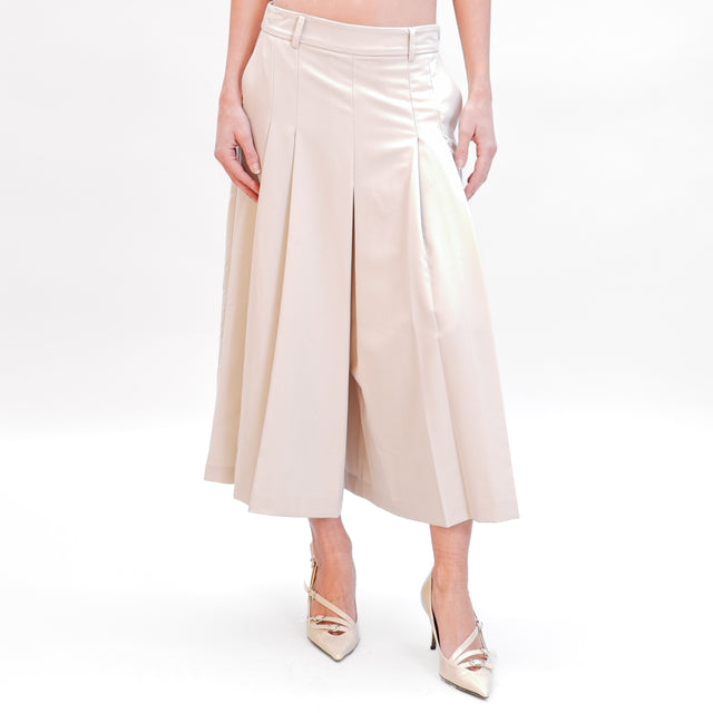 Imperial-Pleated trousers - mastic