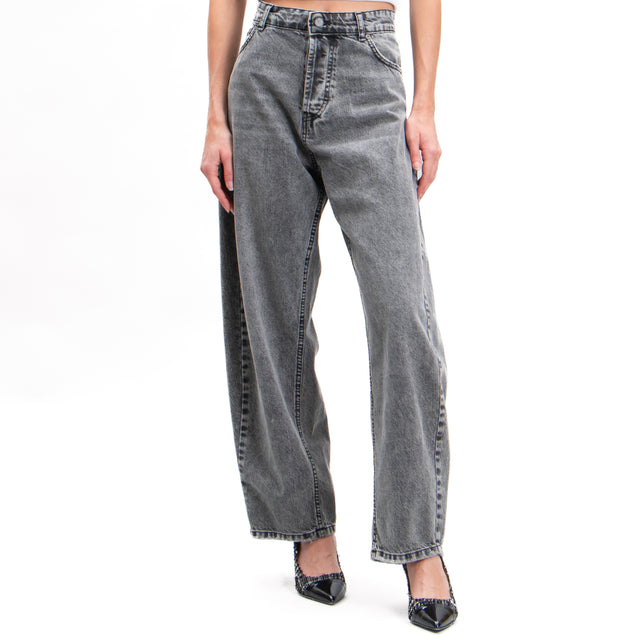 Souvenir-Jeans high waist balloon fit - grigio fumo