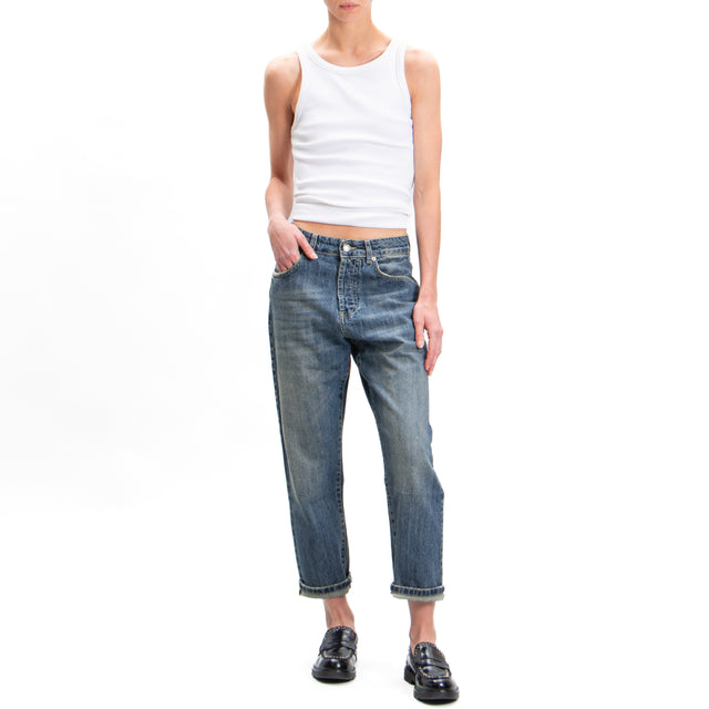 Zeroassoluto-Jeans MORGANA boyfriend - denim