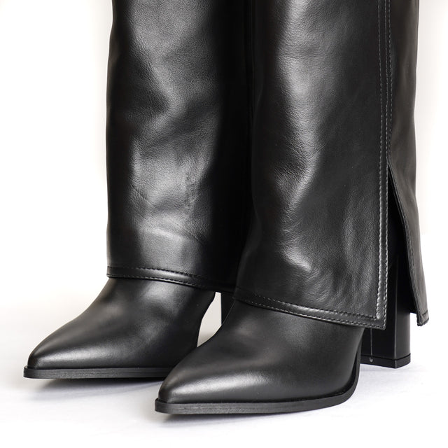 Ovye'-Leather Boot - Black