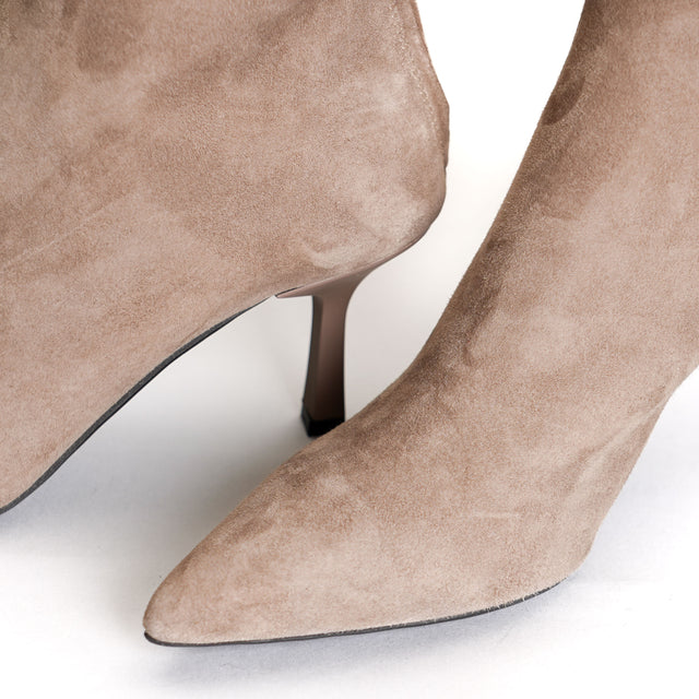 Ovye'-Suede ankle boot - taupe