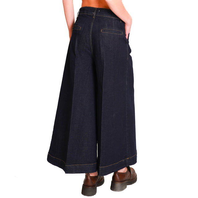 Souvenir-Jeans Skirt - Dark Denim