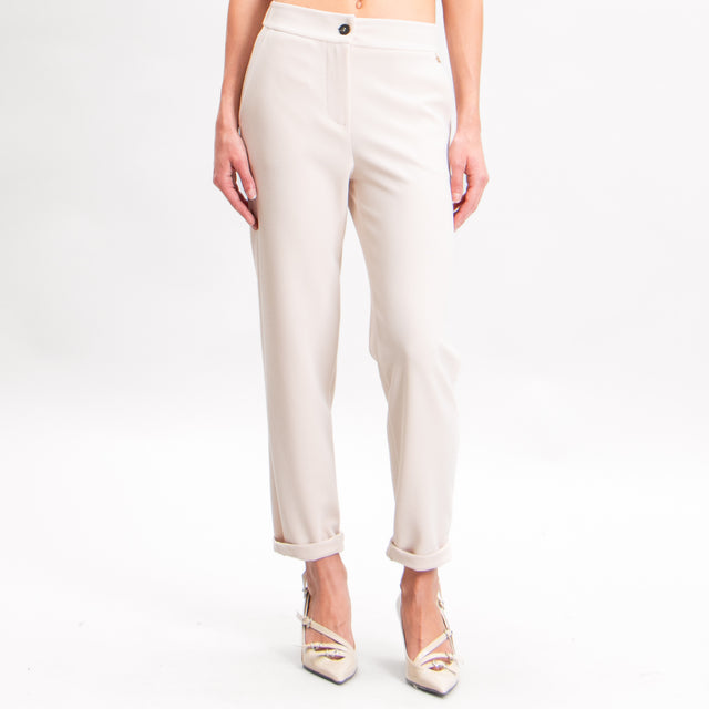 Souvenir-Elastic back trousers - sand