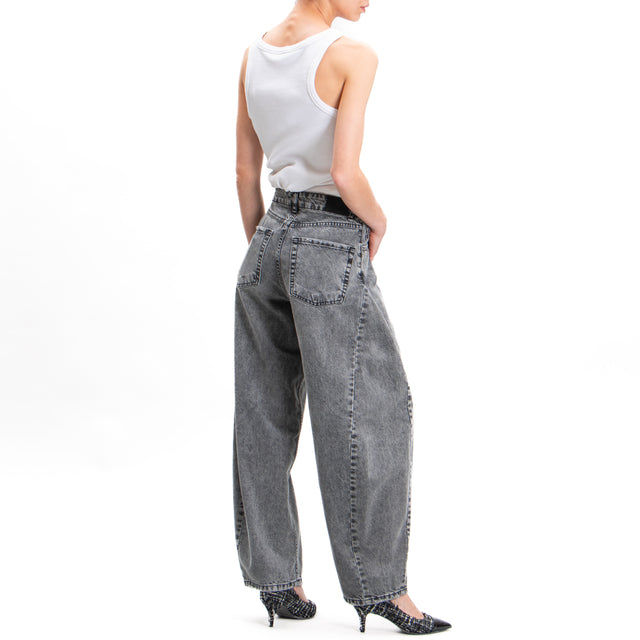 Souvenir-Jeans high waist balloon fit - grigio fumo