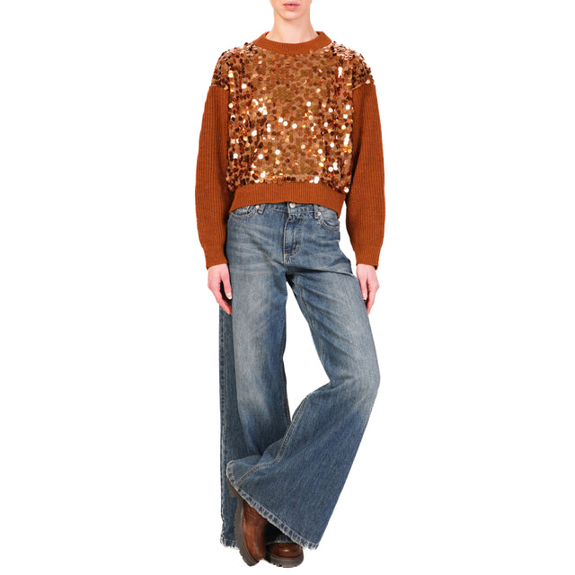 Tension in-Maxi sequin sweater - mou