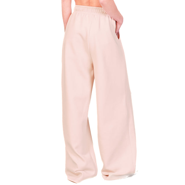 Tensione in-Pantalone felpa con coulisse - rosa