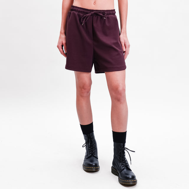 In-Short Drawstring Tension - Wine