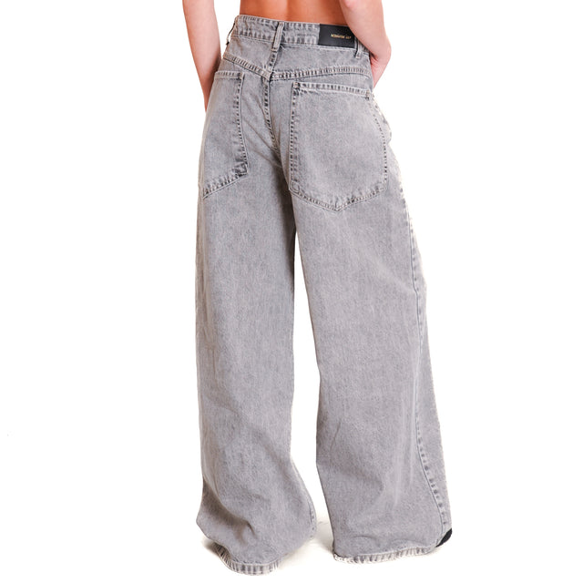 Tension in-Jeans GIUSI wide leg - smoke grey