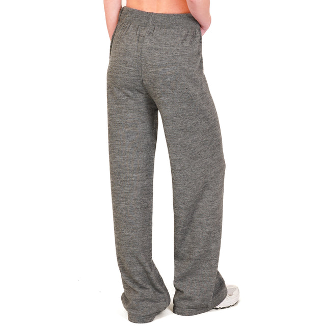 Tensione in-Pantalone misto lana con coulisse - grigio