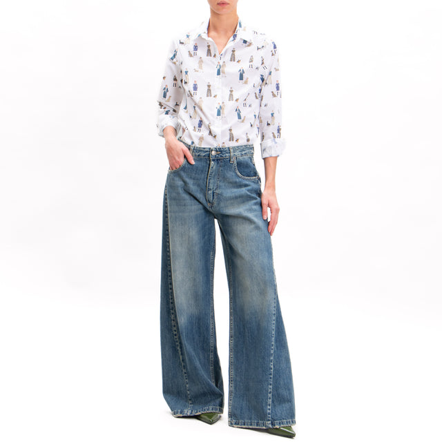 Tensione in-Jeans wide leg - denim