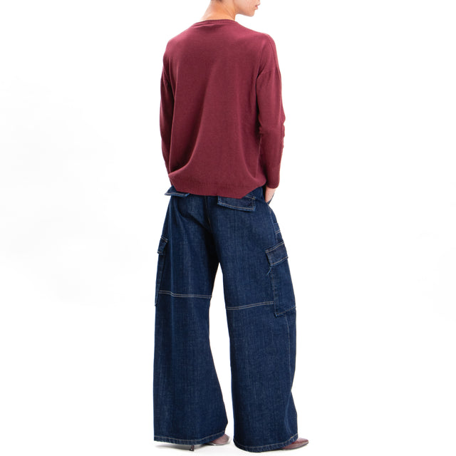 Tensione in-Jeans cargo con cintura - denim