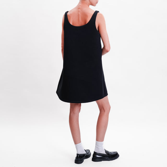 Tensione in-Abito in neoprene - nero