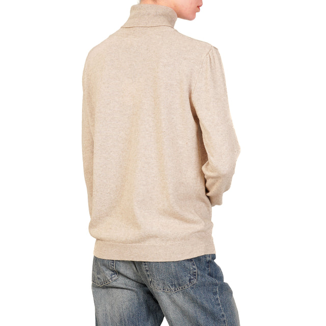 Vicolo-Maglia collo alto misto cashmere - cacha