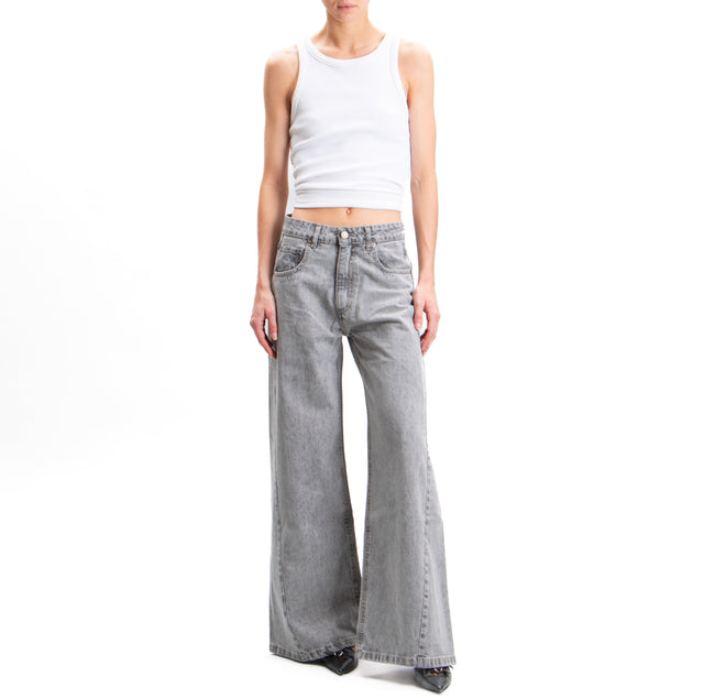 Vicolo-Jeans wide leg fit - smoke grey