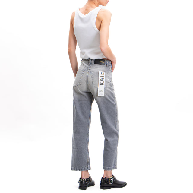 Vicolo-Jeans KATE straight cropped fit - grigio fumo