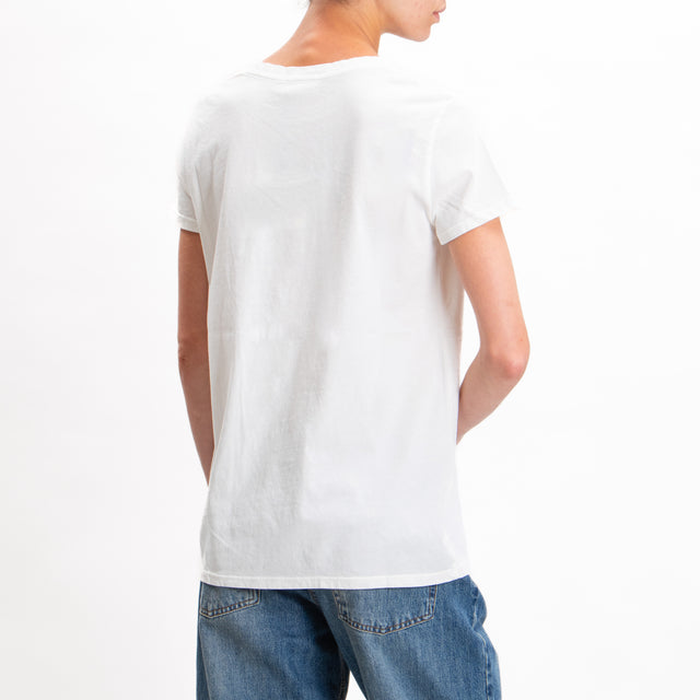 Vicolo-T-shirt orsetto - latte