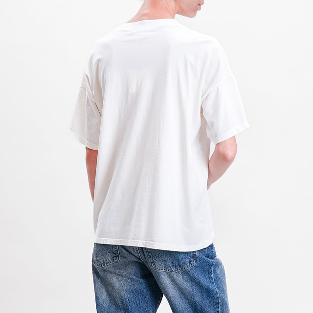 Vicolo-T-shirt "LONG ISAND" - bianco/bordeaux