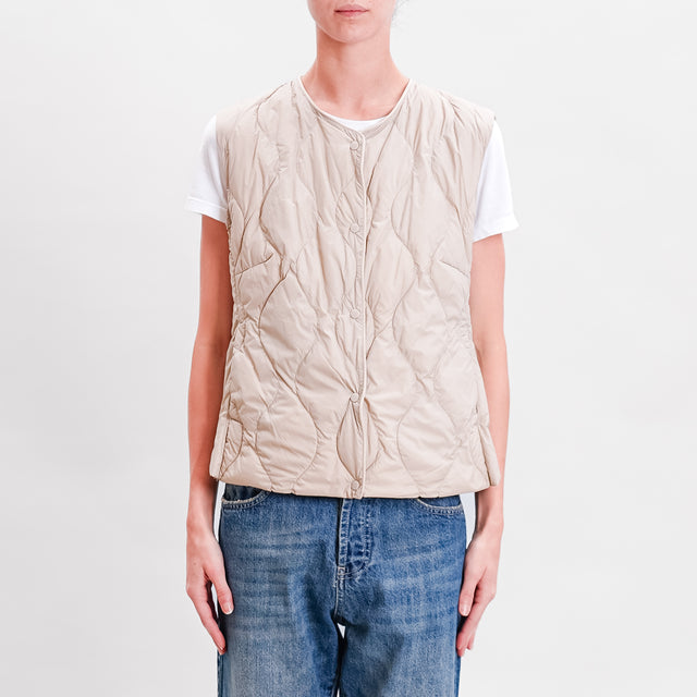 Vicolo-Gilet trapuntato 100 gr - mastice